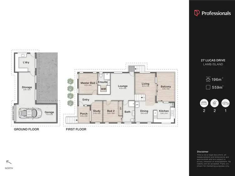 Floorplan of Homely house listing, 27 Lucas Drive, Lamb Island QLD 4184