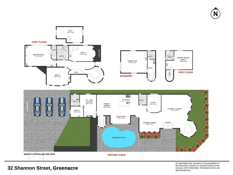 Floorplan of Homely house listing, 32 Shannon Street, Greenacre NSW 2190
