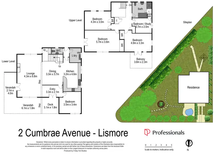 Floorplan of Homely house listing, 2 Cumbrae Avenue, Lismore NSW 2480