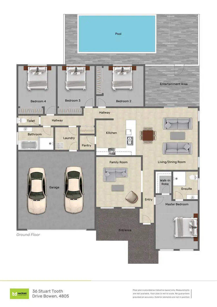 Floorplan of Homely house listing, 36 Stuart Tooth Drive, Bowen QLD 4805