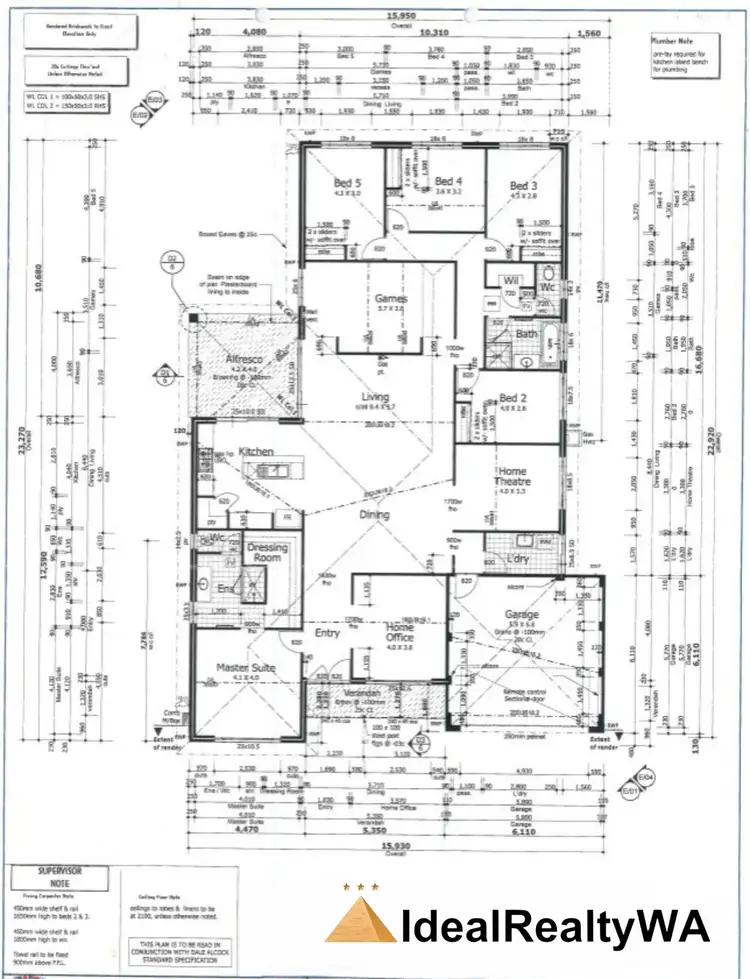 Floorplan of Homely house listing, 1 Elona Close, Willetton WA 6155