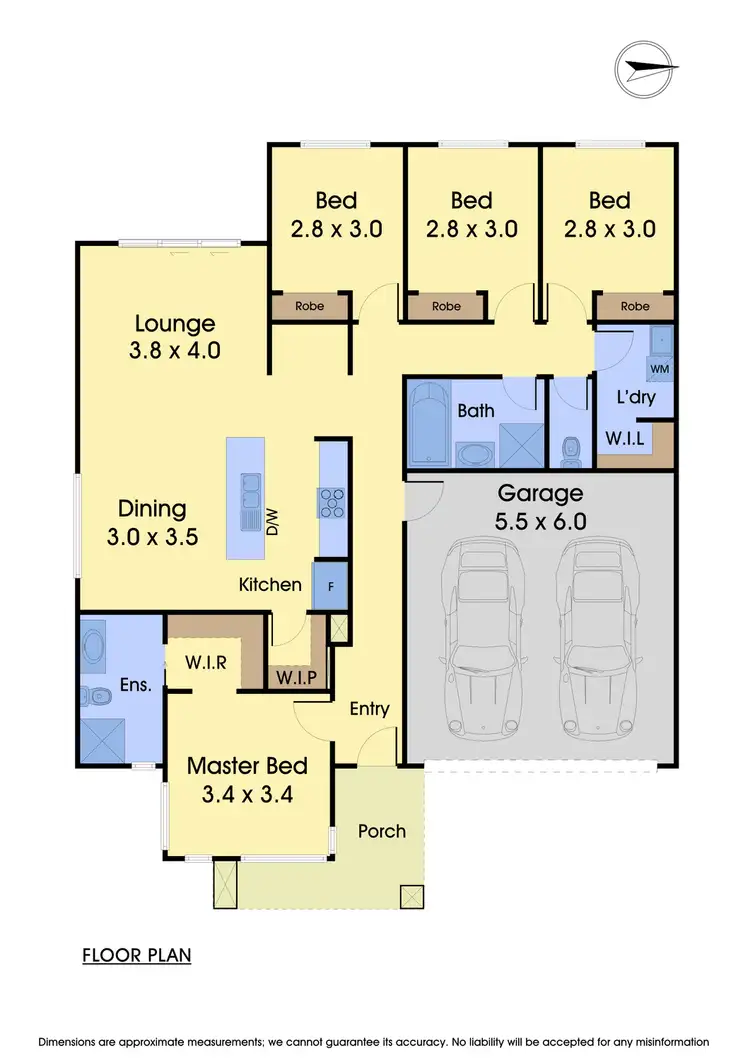 Floorplan of Homely house listing, 4 Jolimont Avenue, Mickleham VIC 3064