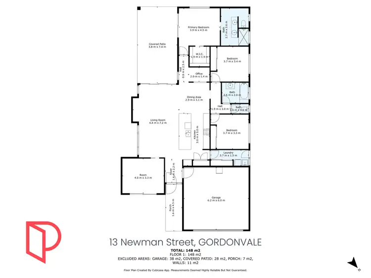 Floorplan of Homely house listing, 13 Newman Street, Gordonvale QLD 4865