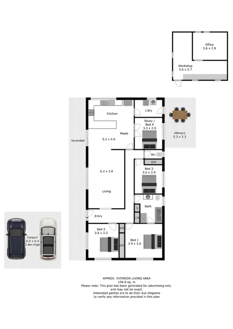 Floorplan of Homely house listing, 45 Stevenson Court, Yarrawonga VIC 3730