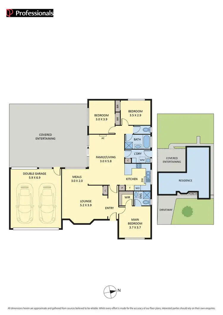 Floorplan of Homely house listing, 24 Golden Way, Hillside VIC 3037