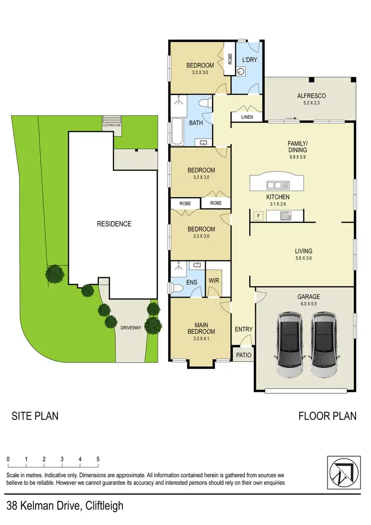 Floorplan of Homely house listing, 38 Kelman Drive, Cliftleigh NSW 2321