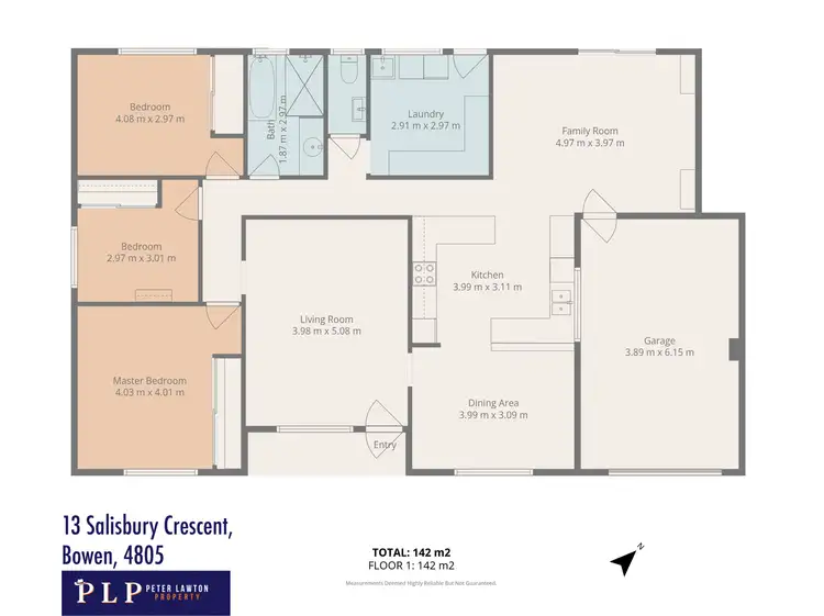 Floorplan of Homely house listing, 13 Salisbury Crescent, Bowen QLD 4805