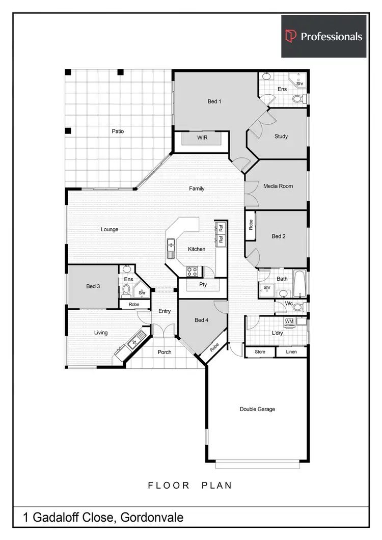 Floorplan of Homely house listing, 1 Gadaloff Close, Gordonvale QLD 4865