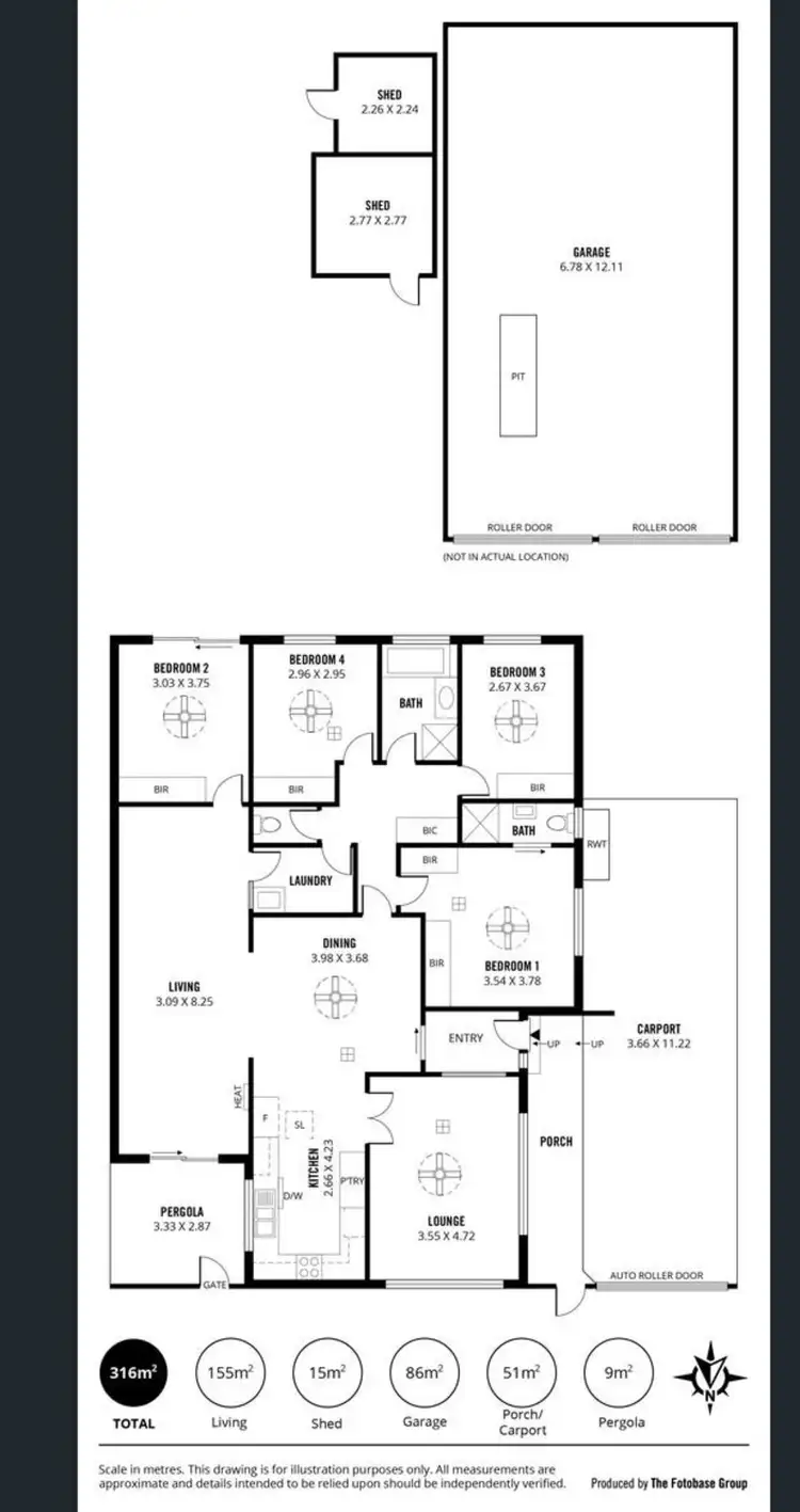 Floorplan of Homely house listing, 40 wootoona Avenue, Christies Beach SA 5165