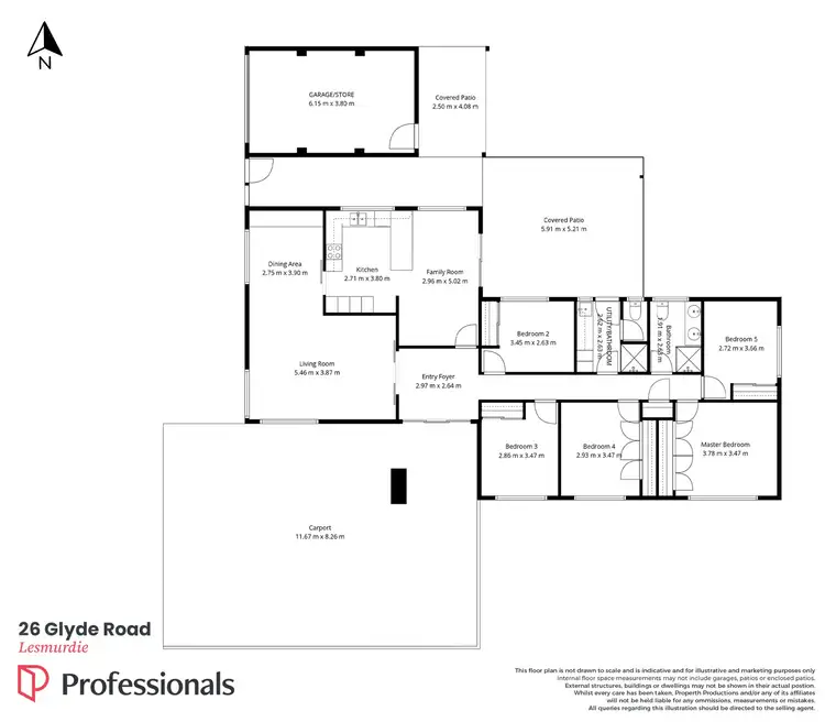Floorplan of Homely house listing, 26 Glyde Road, Lesmurdie WA 6076