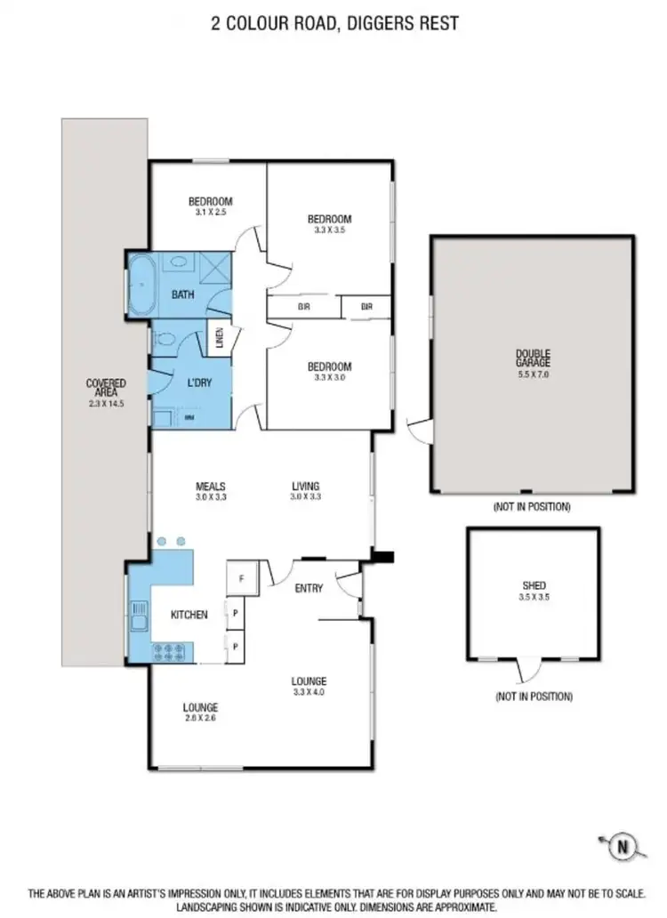 Floorplan of Homely house listing, 2 Colour Road, Diggers Rest VIC 3427