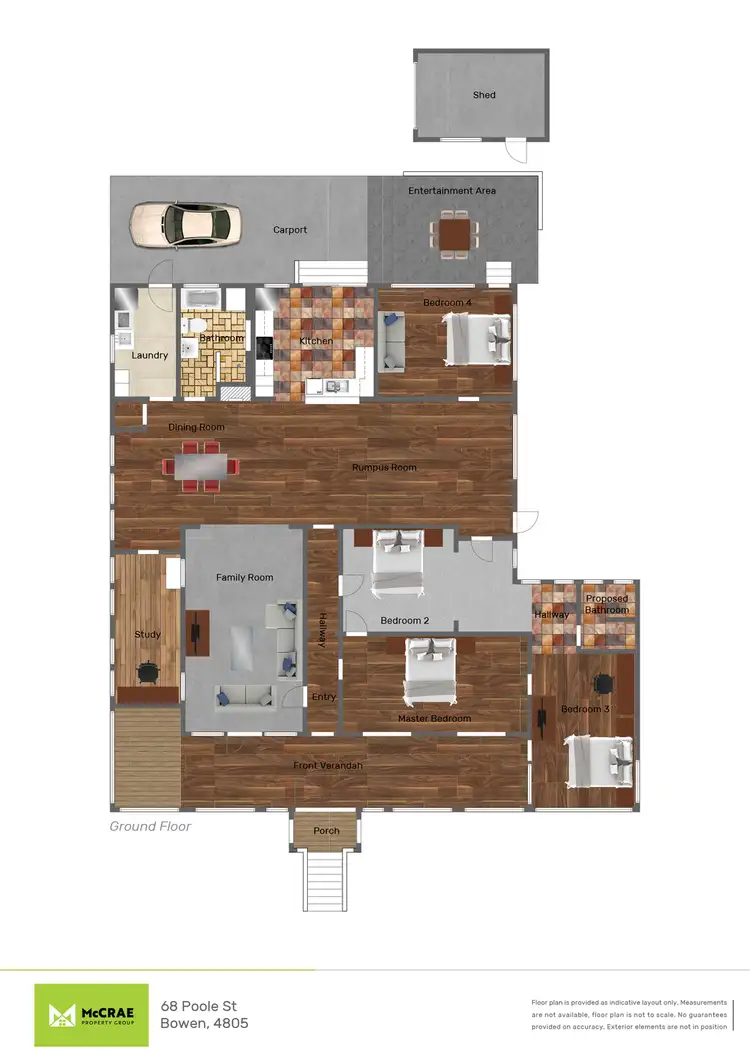 Floorplan of Homely house listing, 68 Poole Street, Bowen QLD 4805