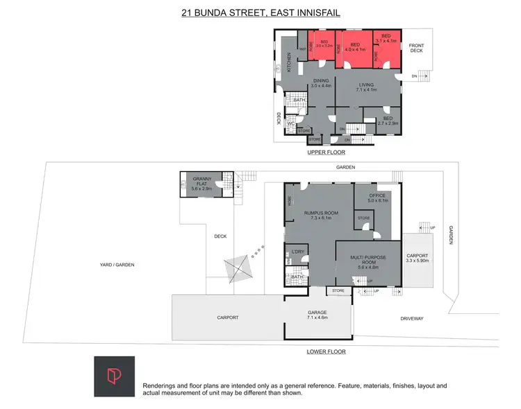 Floorplan of Homely house listing, 21 Bunda Street, East Innisfail QLD 4860