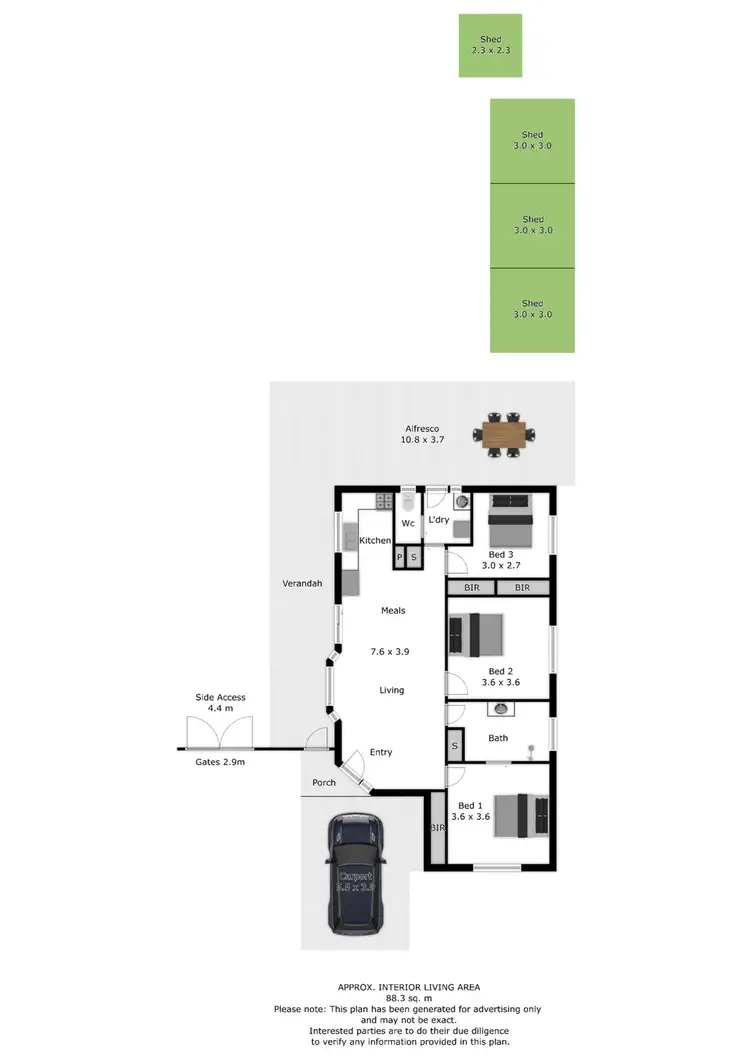 Floorplan of Homely house listing, 26 Epsom Road, Chiltern VIC 3683