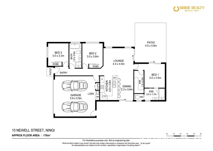 Floorplan of Homely house listing, 15 Newell Street, Ningi QLD 4511