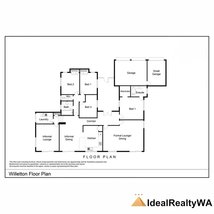 Floorplan of Homely house listing, 23 Farleigh Drive, Willetton WA 6155