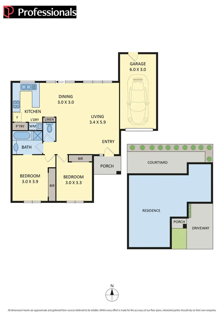 Floorplan of Homely unit listing, 63/12-32 Pecks Road, Sydenham VIC 3037