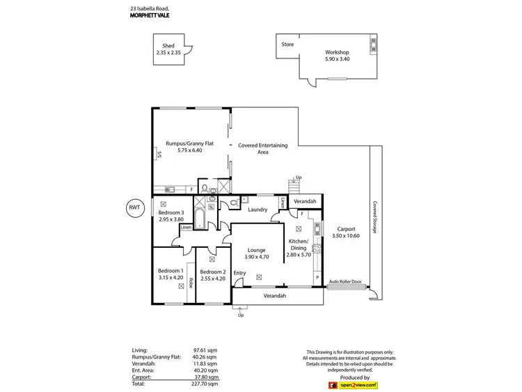 Floorplan of Homely house listing, 23 Isabella Road, Morphett Vale SA 5162