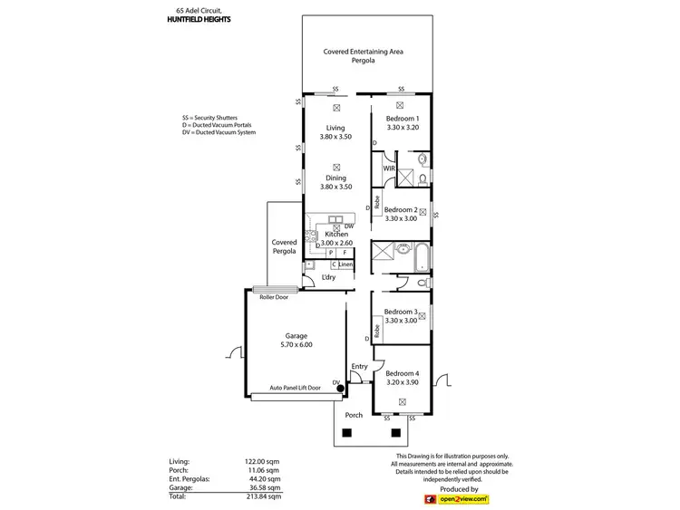Floorplan of Homely house listing, 65 Adel Circuit, Huntfield Heights SA 5163