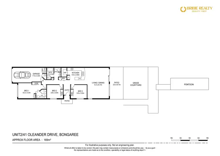 Floorplan of Homely house listing, 2/41 Oleander Drive, Bongaree QLD 4507