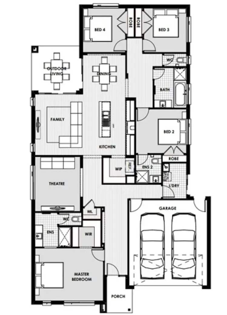 Floorplan of Homely house listing, Address available on request