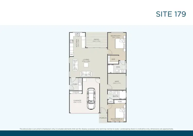 Floorplan of Homely retirement listing, 179/49 Creek Road, Burpengary East QLD 4505