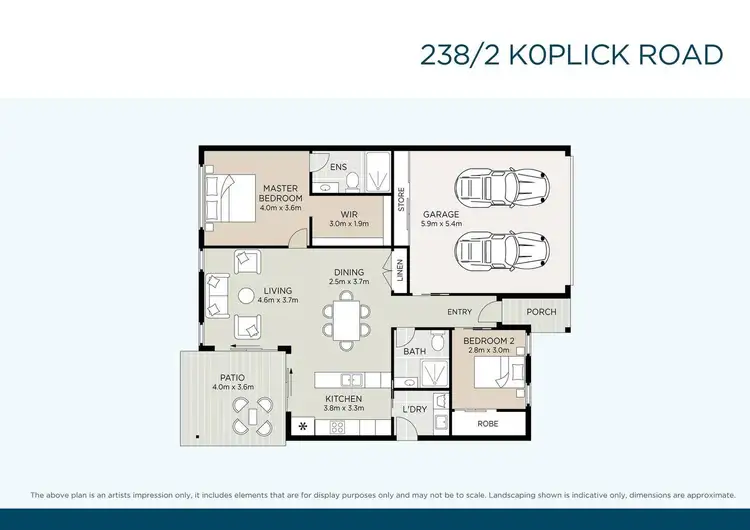 Floorplan of Homely retirement listing, 238/2 Koplick Road, Chambers Flat QLD 4133