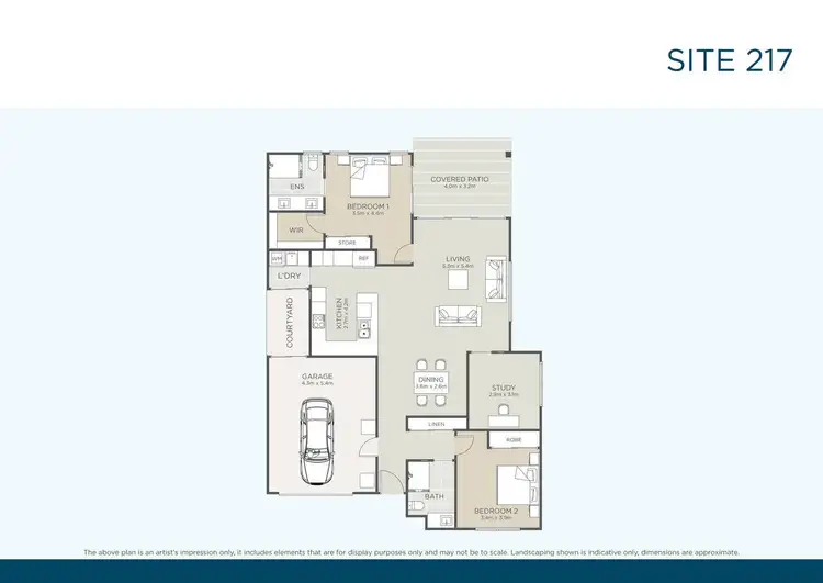 Floorplan of Homely retirement listing, 217/25 Owen Creek Road, Forest Glen QLD 4556