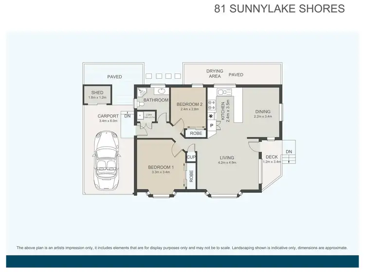 Floorplan of Homely retirement listing, 81/2 Macleay Drive, Halekulani NSW 2262