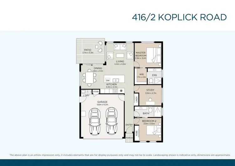 Floorplan of Homely retirement listing, 416/2 Koplick Road, Chambers Flat QLD 4133
