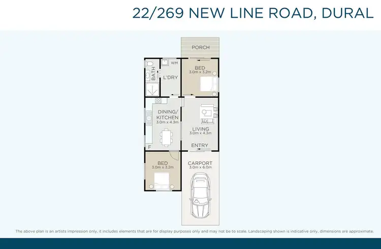 Floorplan of Homely retirement listing, 22/269 New Line Road, Dural NSW 2158