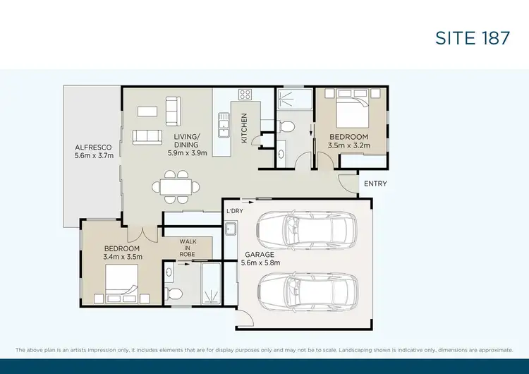 Floorplan of Homely retirement listing, 187/2-20 Island View Drive, Urangan QLD 4655