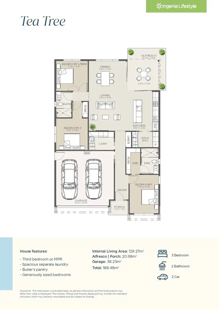 Floorplan of Homely retirement listing, Tea Tree/16 Trotter Road, Bobs Farm NSW 2316