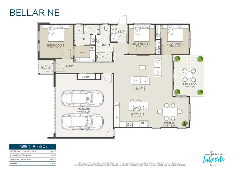 Floorplan of Homely retirement listing, Bellarine/60 Watt Street, Lara VIC 3212