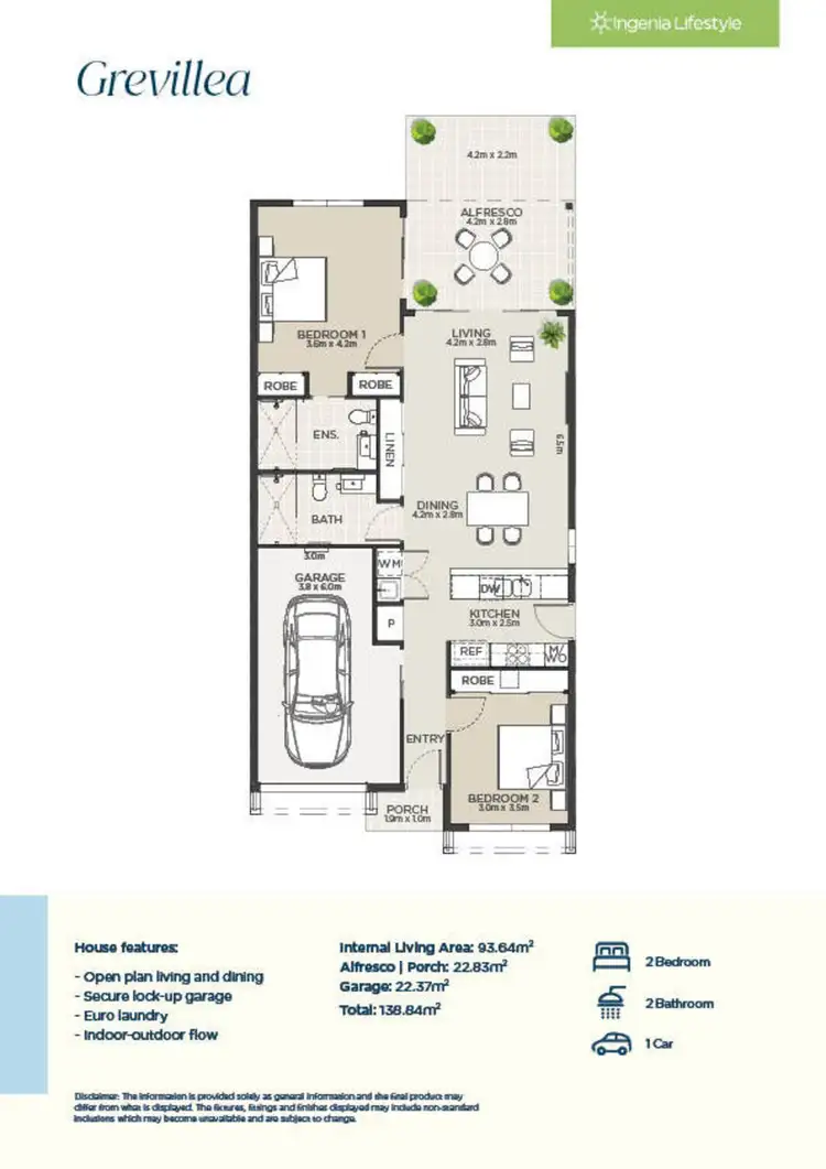Floorplan of Homely retirement listing, Grevillea/16 Trotter Road, Bobs Farm NSW 2316