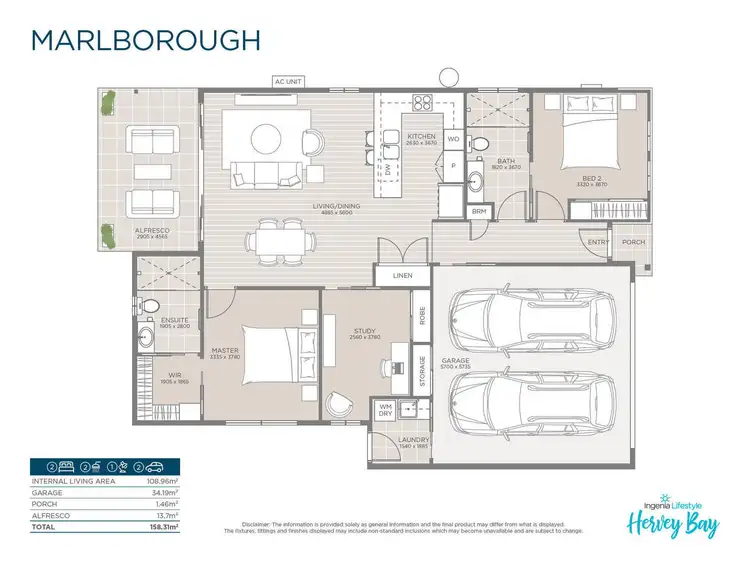 Floorplan of Homely retirement listing, Marlboroug/2-20 Island View Drive, Urangan QLD 4655