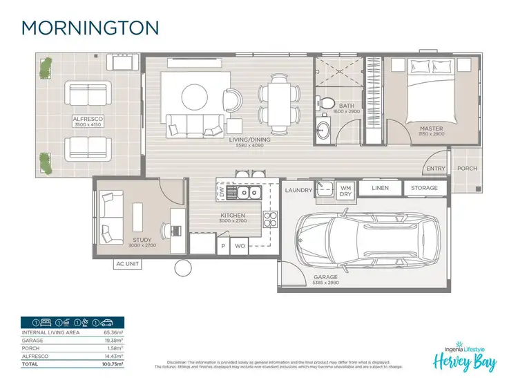 Floorplan of Homely retirement listing, Mornington/2-20 Island View Drive, Urangan QLD 4655