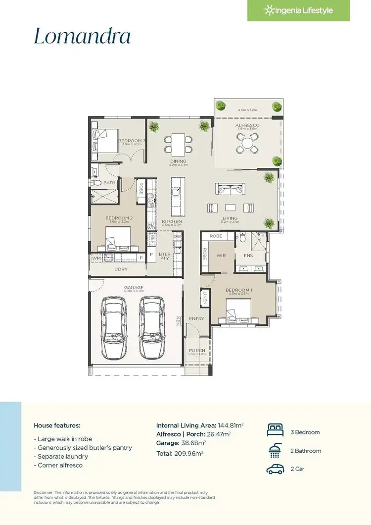 Floorplan of Homely retirement listing, Lomandra/16 Trotter Road, Bobs Farm NSW 2316