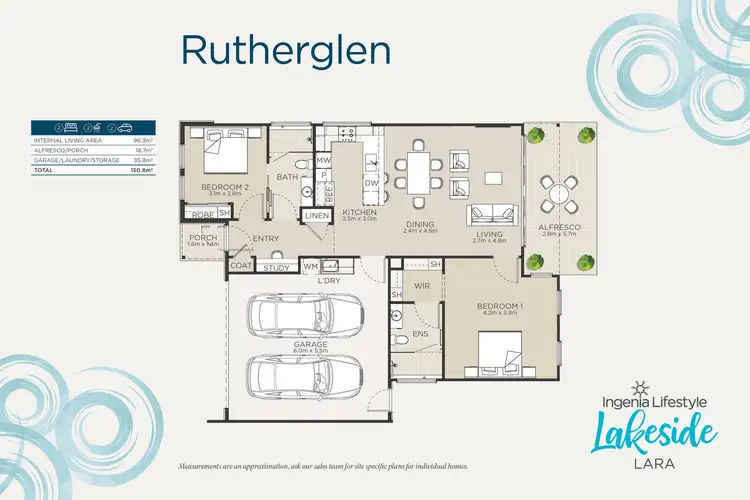 Floorplan of Homely retirement listing, Rutherglen/60 Watt Street, Lara VIC 3212