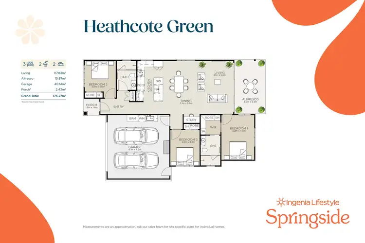 Floorplan of Homely house listing, Heathcote/49 Lithgow Street, Beveridge VIC 3753