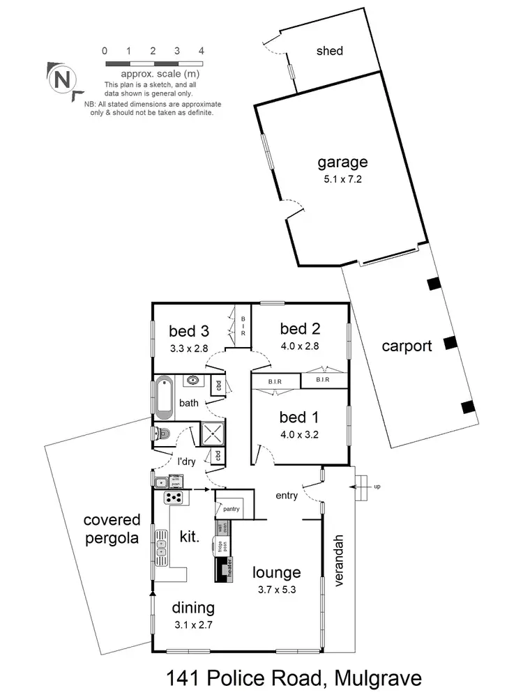 Floorplan of Homely house listing, 141 Police Road, Mulgrave VIC 3170