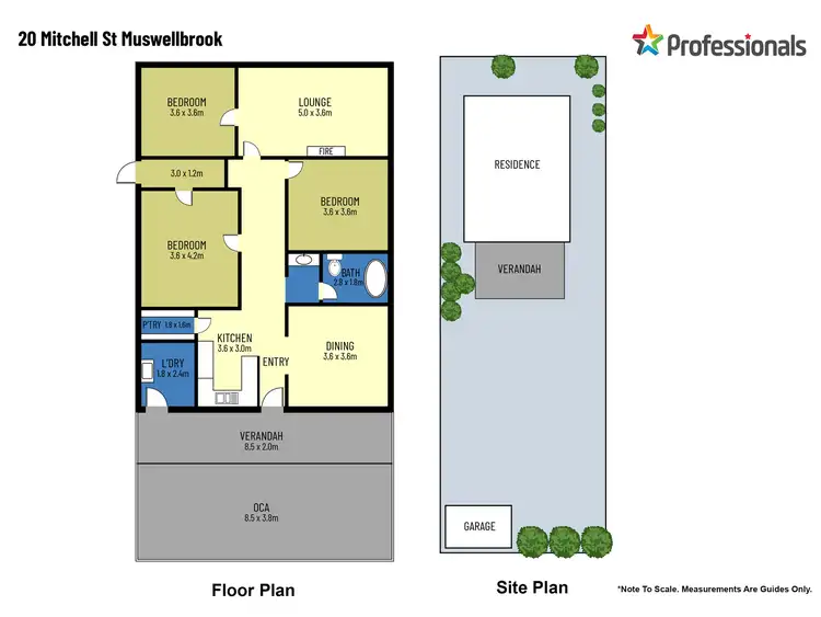 Floorplan of Homely house listing, 20 Mitchell Street, Muswellbrook NSW 2333