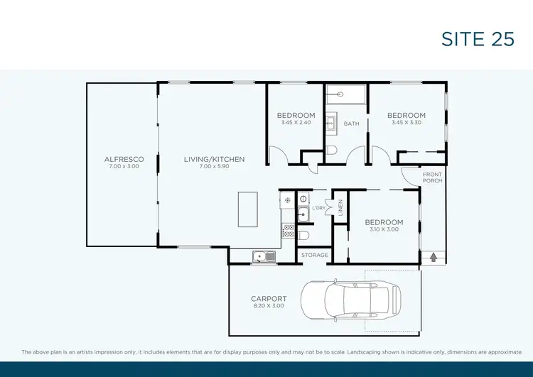 Floorplan of Homely retirement listing, 25/1 Norman Street, Lake Conjola NSW 2539
