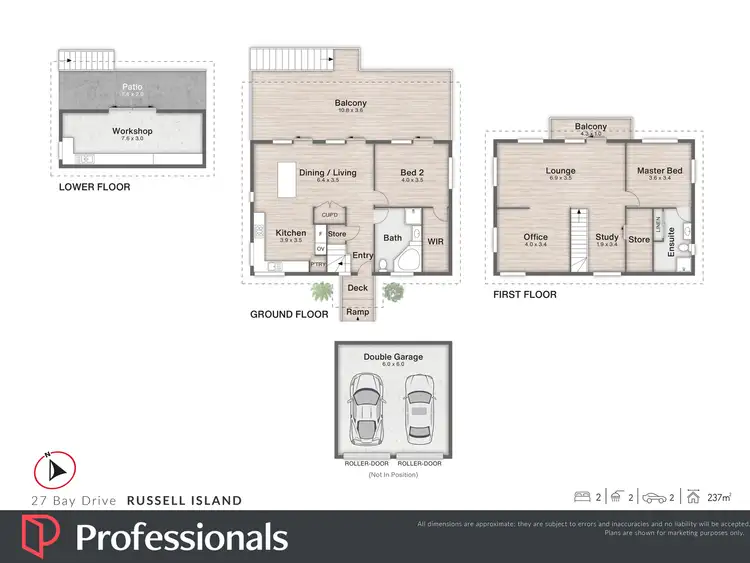 Floorplan of Homely house listing, 27 Bay Drive, Russell Island QLD 4184