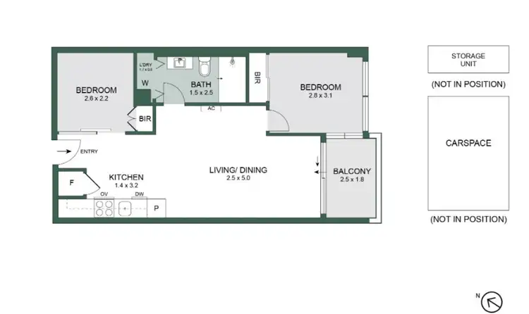 Floorplan of Homely apartment listing, 805/470 St Kilda Road, Melbourne VIC 3004