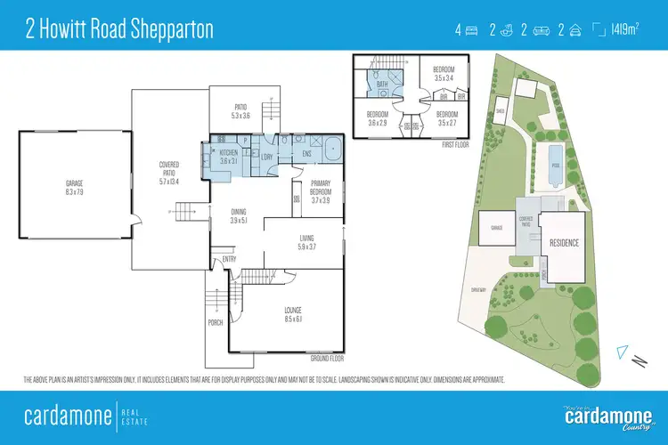 Floorplan of Homely house listing, 2 Howitt Road, Shepparton VIC 3630