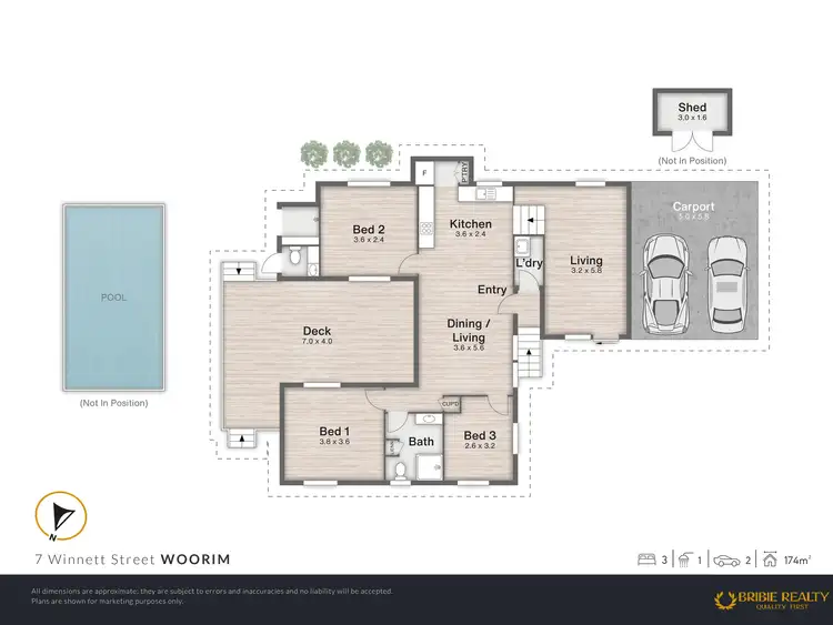 Floorplan of Homely house listing, 7 Winnet Street, Woorim QLD 4507