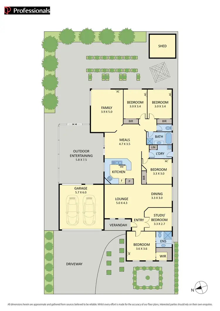 Floorplan of Homely house listing, 107 Delbridge Drive, Sydenham VIC 3037