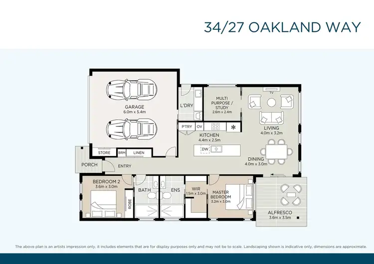 Floorplan of Homely retirement listing, 34/27 Oakland Way, Beaudesert QLD 4285