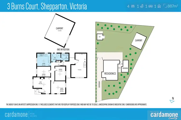 Floorplan of Homely house listing, 3 Burns Court, Shepparton VIC 3630
